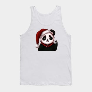Cute Panda Drawing Tank Top